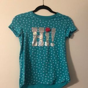 Blue shirt size 10/12